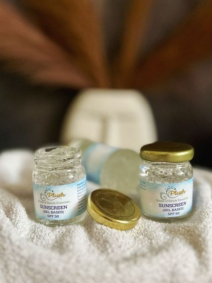 My gel-based sunscreen with SPF 50 is formulated with amazing ingredients like Hyaluronic Acid, Carrot Seed Extract, and Zinc Oxide for ultimate protection.