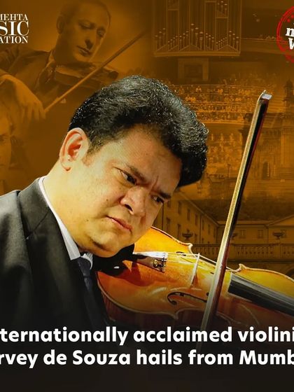 Internationally acclaimed violinist Harvey de Souza hails from Mumbai and is now the principal violinist for the prestigious Academy of St Martin in the Fields and a mentor to our senior students.