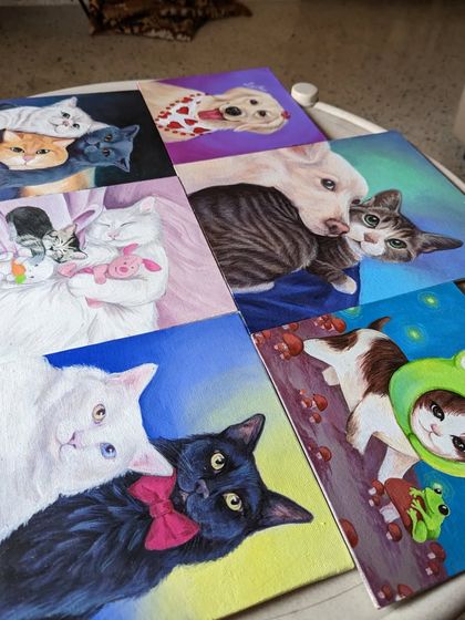 Rachita Burjupati - Art Prints & Merchandise Original Canvas Paintings photo 5