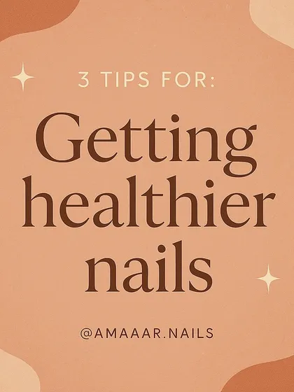Here are my top 3 tips for getting healthier nails. Following these simple steps can make a huge difference in the strength and appearance of your natural nails.