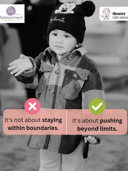 This is a space for pushing beyond limits, not staying within boundaries. We encourage children to take creative risks and explore new territories.