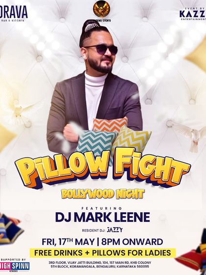 A unique Pillow Fight themed Bollywood night at Drava. I love creating fun, unconventional party concepts to give everyone a different kind of experience.