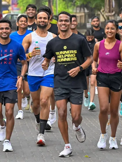 Running is often a solo sport, but we grow stronger in a community. Leading group runs in amchi Mumbai is one of my greatest joys. We build each other up, share the miles, and prove that teamwork makes the dream work.