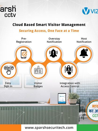 Meet Viztro, our cloud-based smart visitor management solution. It uses cutting-edge facial recognition for pre-registration, host notifications, and overstay alerts to secure your access points.
