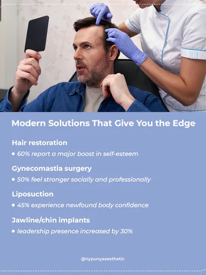 Modern aesthetic solutions offer a real advantage in life, and hair restoration is at the top of the list. Studies show that restoring your hair can provide a major boost in self-esteem and confidence.