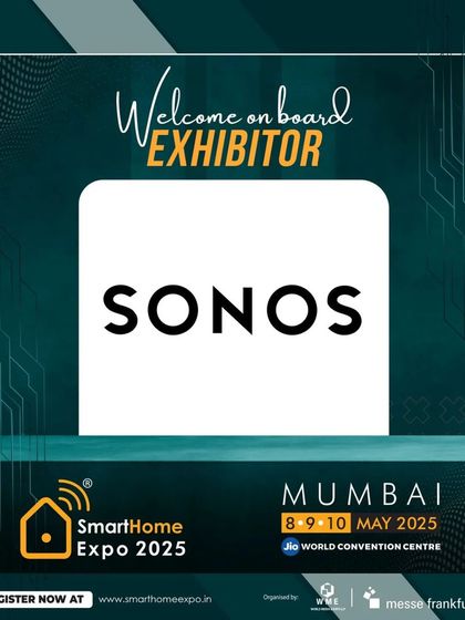 We are excited to welcome Sonos, a leader in premium wireless speakers and seamless multi-room audio, to the Smart Home Expo.