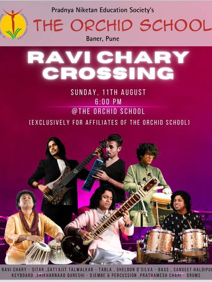 An exclusive performance by Ravi Chary Crossing for The Orchid School in Pune. It's always a joy to play for a young and enthusiastic audience.