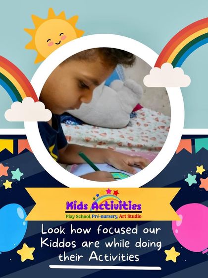 Look how focused our kiddos are during their activities. This child is completely absorbed in his drawing, a testament to the calm and engaging environment we provide. When children feel safe and supported, their ability to concentrate and learn blossoms.