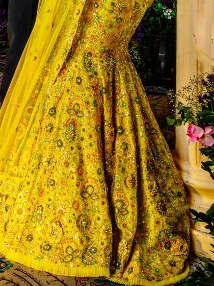 More images from engagement ceremonies and pre wedding shoots. This collection showcases a wide range of styles and color palettes, from playful and romantic to bold and regal, all custom designed for the couple's celebration.