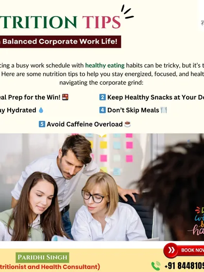 For busy professionals, maintaining a healthy lifestyle can be a challenge. I provide actionable nutrition strategies for the corporate world, focusing on meal prep, healthy snacking, and avoiding burnout to improve focus and productivity.