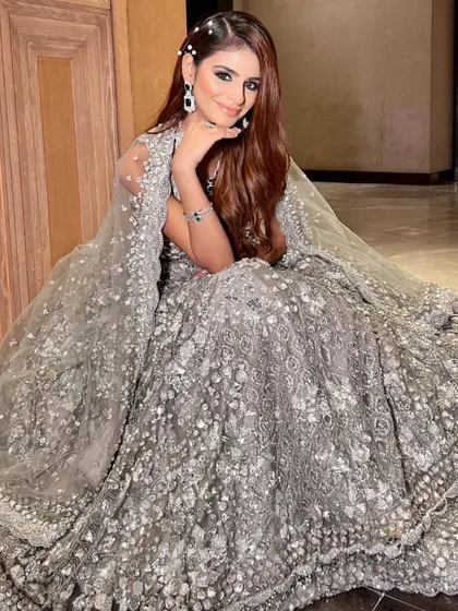 Our Sangeet and Cocktail collection is filled with glamorous gowns, sparkling lehengas, and modern Indo-Western outfits. Explore a range of colors and styles to find your perfect party look.