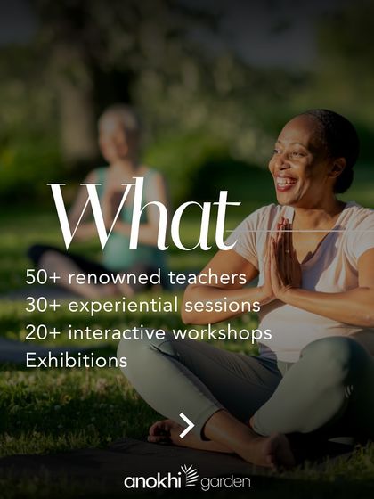 This image details the incredible scope of the Indica Mysuru Yoga Utsava. With over 50 renowned teachers, 30 experiential sessions, and 20 interactive workshops, my access package ensures you can take full advantage of this wealth of knowledge and experience.