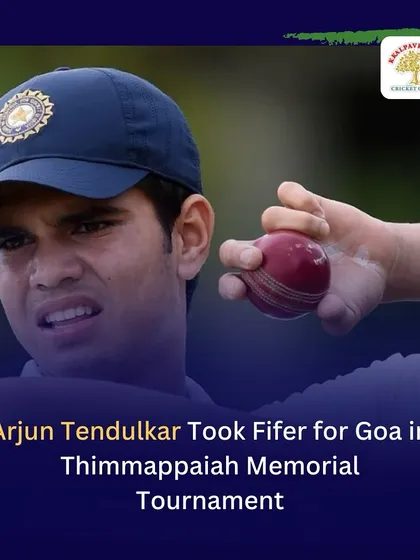 A great performance by Arjun Tendulkar, taking a five-wicket haul for Goa. It is always fulfilling to see our bowlers dominate a match.