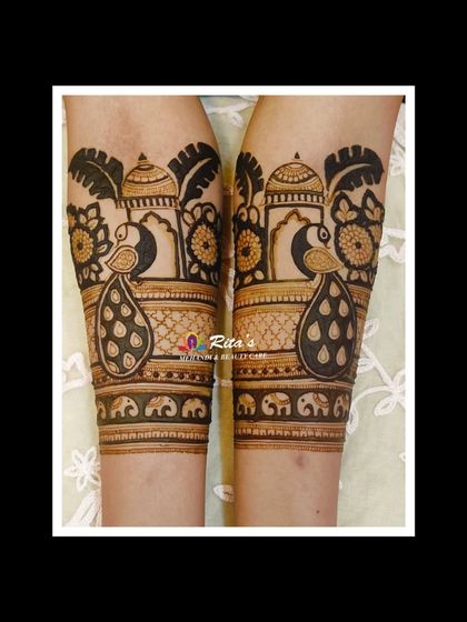 Full Bridal Mehendi (Hands & Feet) photo 20