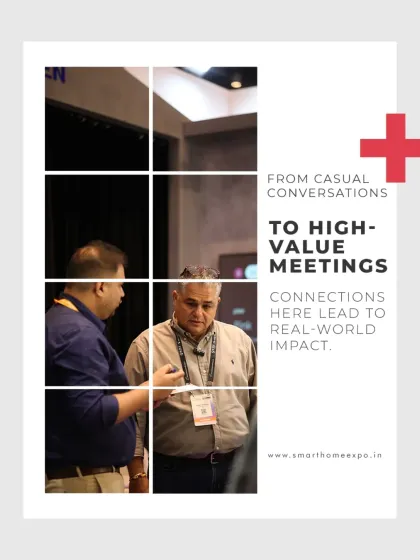 From casual conversations to high-value meetings, this graphic illustrates how connections made at our expo lead to real-world impact.