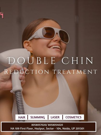 Say hello to a defined jawline with our Double Chin Reduction treatment. We use advanced technology to target and reduce fat under the chin for a more contoured and slim profile.