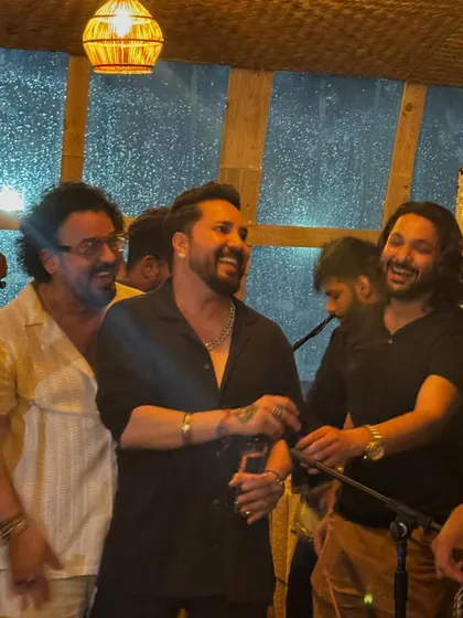 Celebrating my mentor Mika Singh's birthday. It's a blessing to have him in my life.