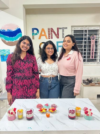 Paint Cafe Studio - Art & Craft Workshops Dessert & Designer Candle Making photo 45