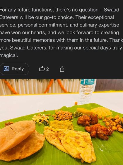 This review highlights my team's personal commitment and culinary expertise. I am dedicated to making your special days truly magical with exceptional food and service.