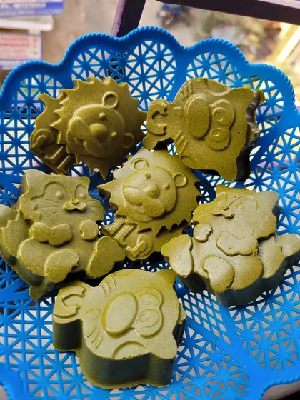 My Neem Haldi facial soaps in cute animal shapes, making skincare fun for everyone while being highly effective against acne.