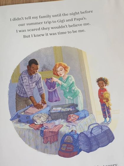 This scene shows Calvin's apprehension before telling his family his truth. It's a relatable moment of vulnerability that many children may feel, handled with great sensitivity.