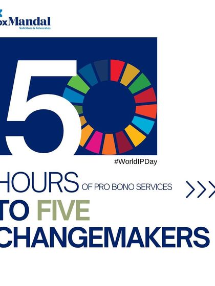 As part of our World IP Day celebration, we announced our #InnovationPartner initiative, offering 50 hours of pro bono services to five changemakers.
