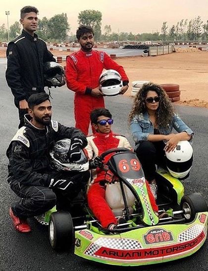 The gear, the kart, the squad. This is the ultimate setup for a day of serious racing in our high-performance Rotax karts.