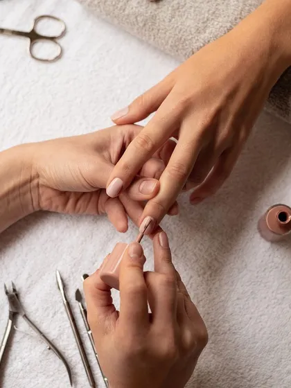 All the tools for the perfect manicure. We use professional, sterilized equipment for shaping, cuticle care, and polishing to ensure a safe and high-quality service.