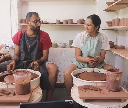 We believe our partnership works because we trust each other's skills and have defined roles. It's all about finding a rhythm and giving up a little control.