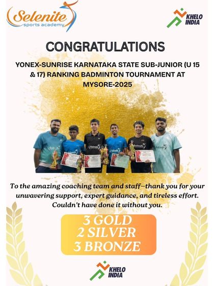 Selenite Sports - High Performance Badminton Training Our Champions' Podium Finishes photo 4