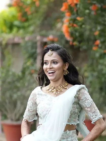 Further images showcasing my collection of modern gowns and lehengas. These photos provide different angles and details of each unique design, from romantic pre wedding shoots to elegant reception looks.