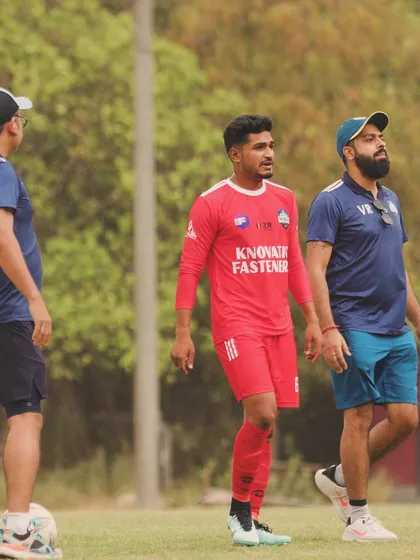 Our coaches observing players during a drill. Constant evaluation and feedback are part of our process to ensure every player is performing at their peak.