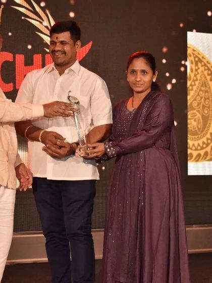 A proud moment for me and my wife, accepting the award on behalf of the entire A S Group Caterers team. This is a result of our collective effort and dedication.
