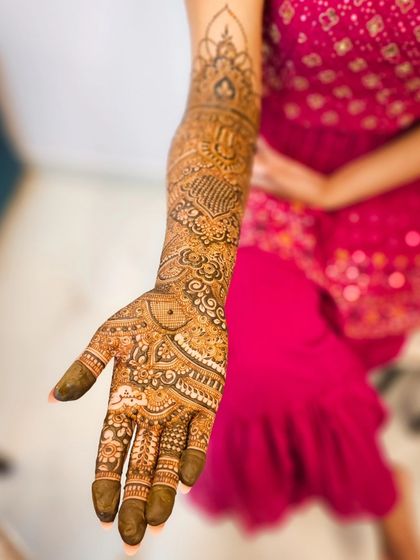 Another view of the Pakistani-inspired design, showing the intricate details.