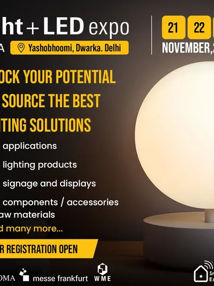 Unlock your potential by sourcing the best lighting solutions, from raw components and accessories to finished LED applications and displays.