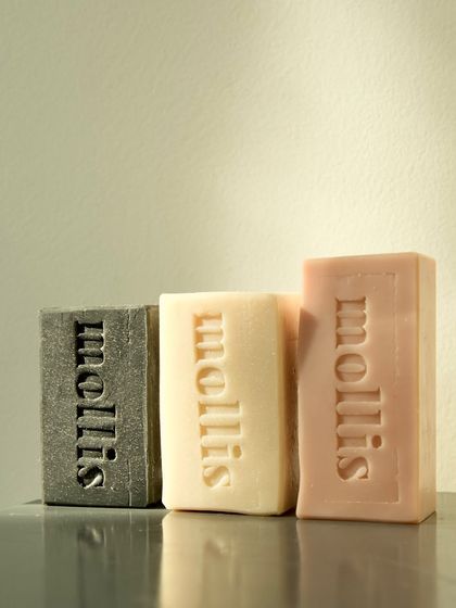 A trio of my essential soap bars, perfect for cleansing after a long day.