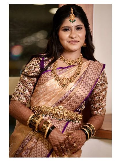 Anthariya by Nidhi Gowda - Custom Bridal & Occasion Wear Grand Bridal Sarees & Muhurtham Wear photo 27