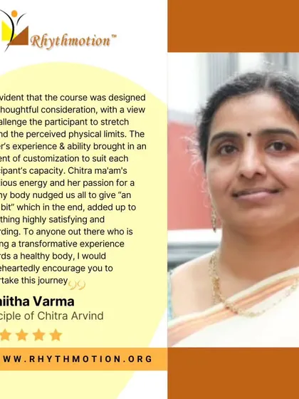 Viniitha describes the experience as transformative and rewarding. My goal is to challenge participants to move beyond their perceived limits in a supportive environment.