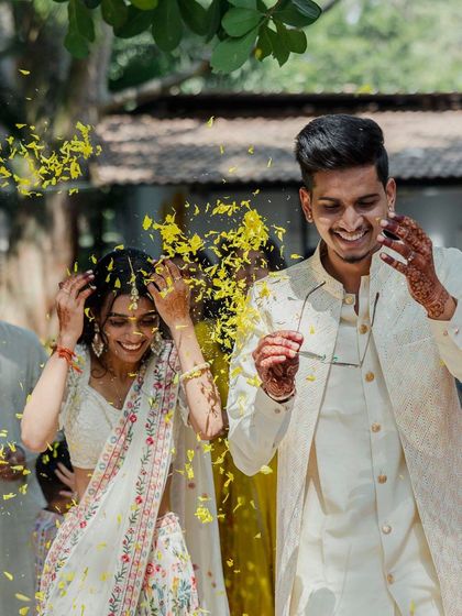 The Tales of Tradition - Wedding Planning & Design Sun-Kissed Haldi Ceremonies photo 75