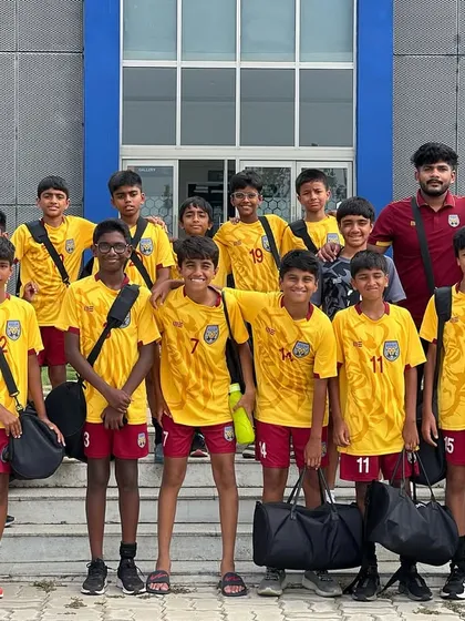 Our Lions arrive at the FC Madras facility, ready to compete against the best in the AIFF Subjunior League. These experiences build character and resilience.