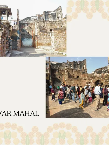 Exploring the dilapidated Zafar Mahal in Mehrauli, the last monumental structure built by the Mughals. It was intended as the summer palace of the last Mughal emperor, Bahadur Shah Zafar.