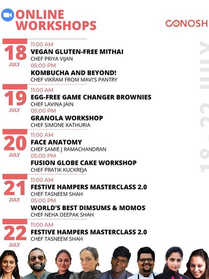 Conosh - Online Culinary Workshops Our Workshop Experience photo 28