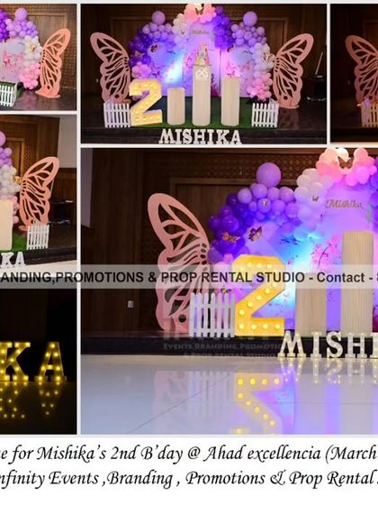 Infinity Events - Milestone Celebration Decoration Enchanting Butterfly & Fairy Themes photo 11
