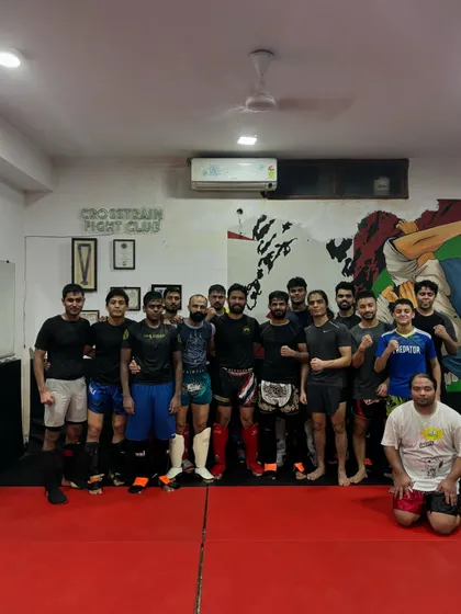 The team after a great Muay Thai seminar. We were honored to host a top-level practitioner to share his knowledge on fundamental details with our students.