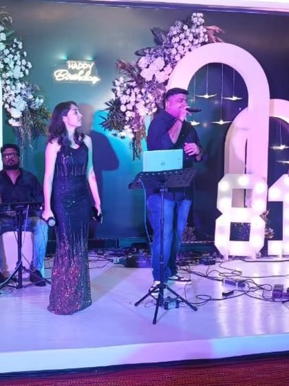 The band in action, making memories for our clients. We are available for bookings for private and corporate events.