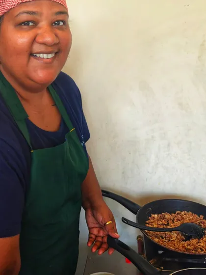 In the kitchen during my 3-day Maharashtrian Food Festival in Chennai. I was so happy with the love received and can't wait to go back with more zanzaneet spice.