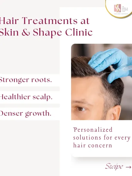 At my clinic, we provide personalized solutions for every hair concern. My goal is to give you stronger roots, a healthier scalp, and denser hair growth through scientifically proven treatments.