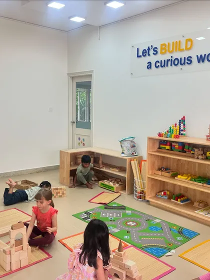 Our block play zone is where engineering skills and creativity come to life. This space is intentionally designed with a variety of wooden blocks and materials to encourage children to build, design, and solve problems independently.
