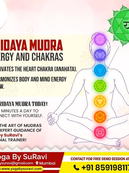 Hridaya Mudra activates the Anahata (Heart Chakra), harmonizing the body and mind's energy flow. A simple yet powerful tool for reconnection.