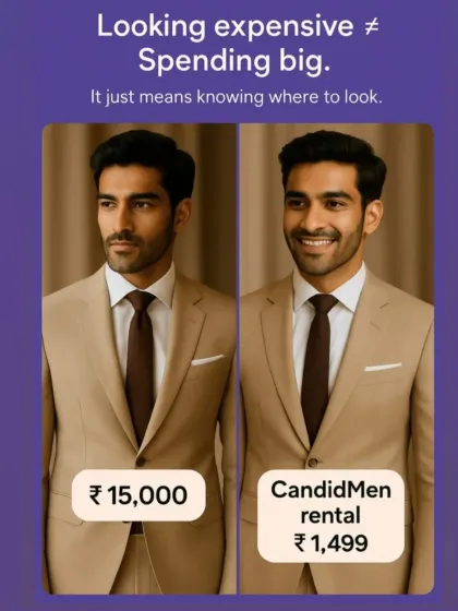 CandidMen - Men's Occasion Wear Rental Why Rent? The Smart Choice photo 30